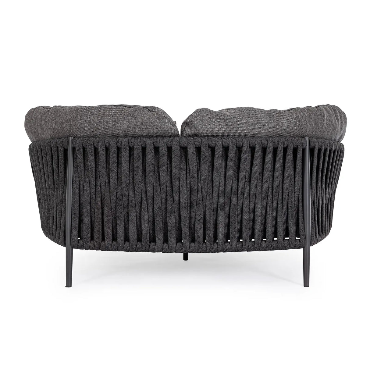 Outdoor Daybed mit Kissen Jacinta Anthrazit WG21 - ZEN ZONE Furniture
