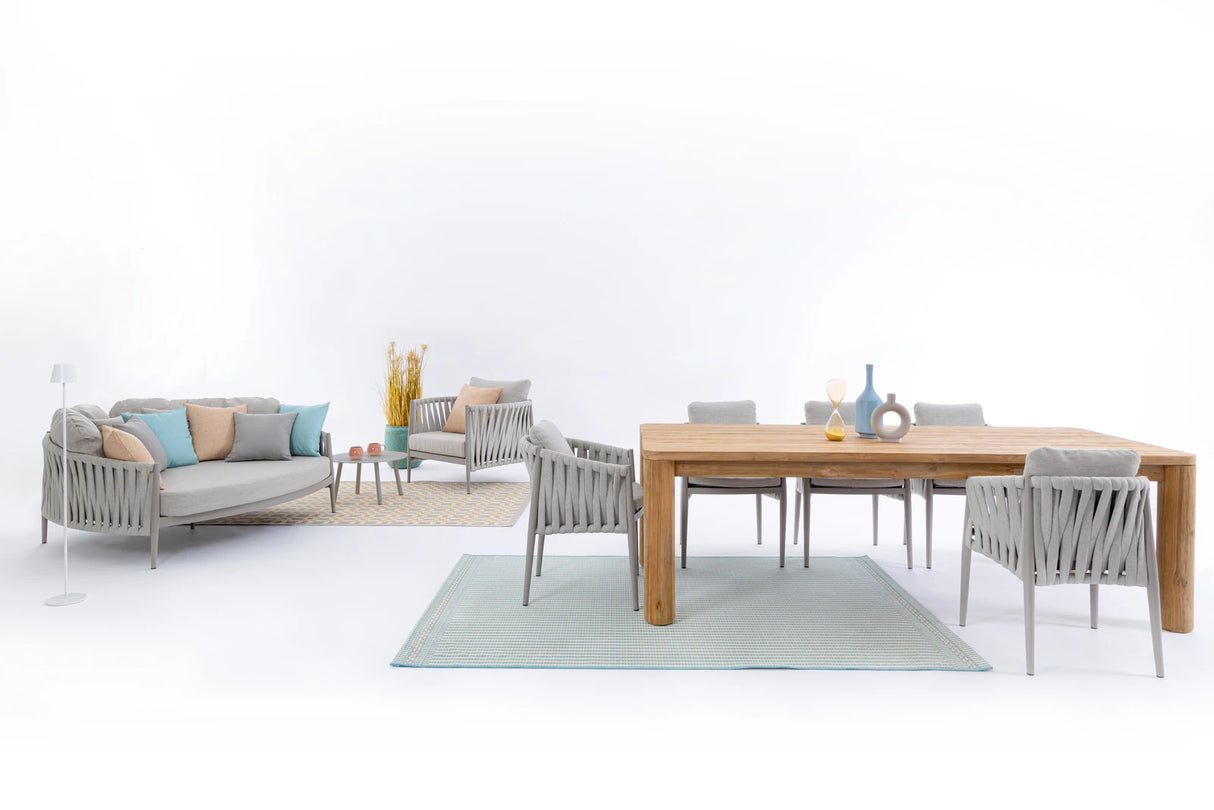 Outdoor Sessel mit Kissen Jacinta Moon WG24 - ZEN ZONE Furniture