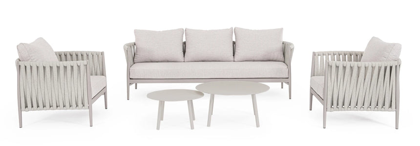 Outdoor Sessel mit Kissen Jacinta Moon WG24 - ZEN ZONE Furniture