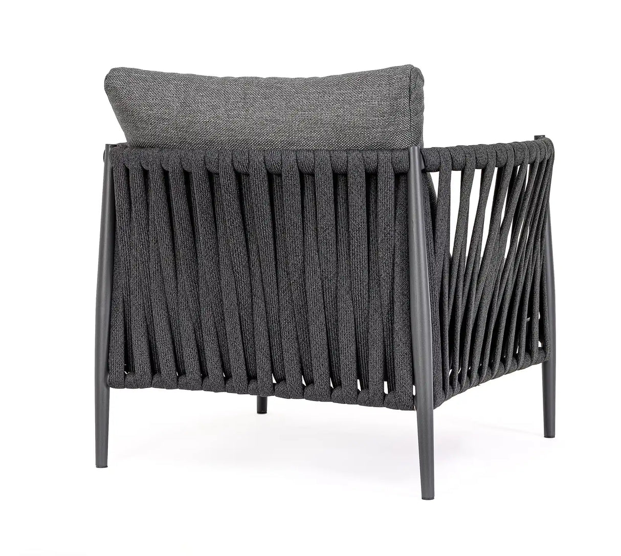 Outdoor Sessel 3er Platz mit Kissen Jacinta Anthrazit WG21 - ZEN ZONE Furniture