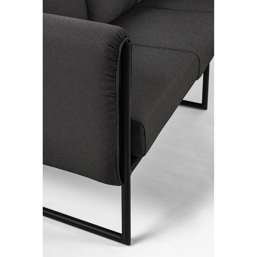 Garten-Sofa 3-Sitzer mit Kissen Pixel Anthrazit - ZEN ZONE Furniture