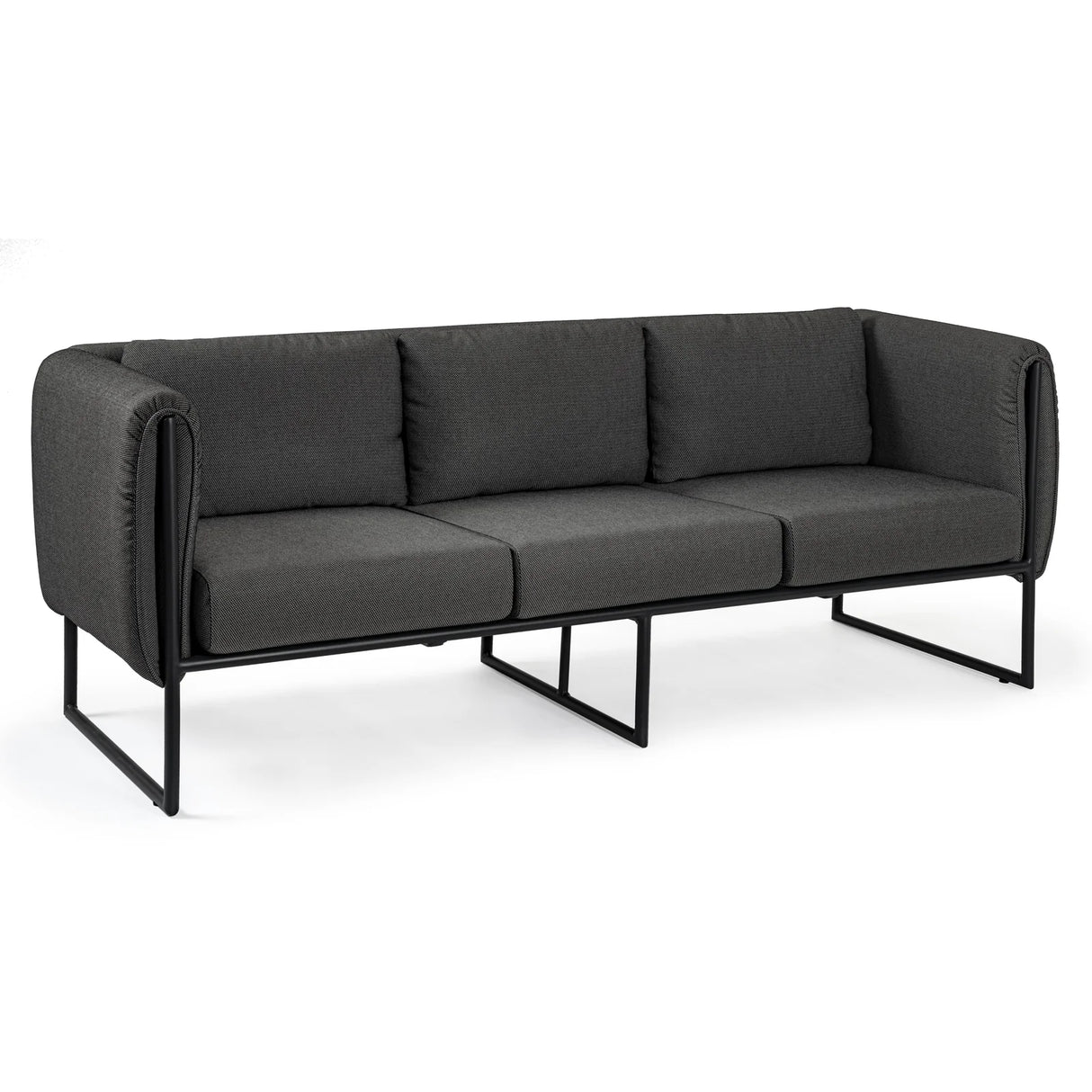 Garten-Sofa 3-Sitzer mit Kissen Pixel Anthrazit - ZEN ZONE Furniture