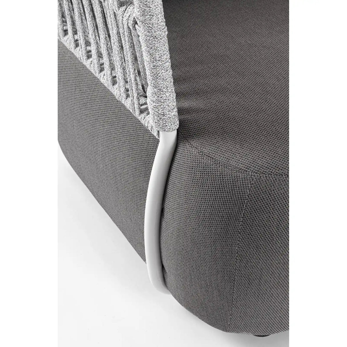 Outdoor Sessel mit Kissen Palmer Weiß/Grau - ZEN ZONE Furniture