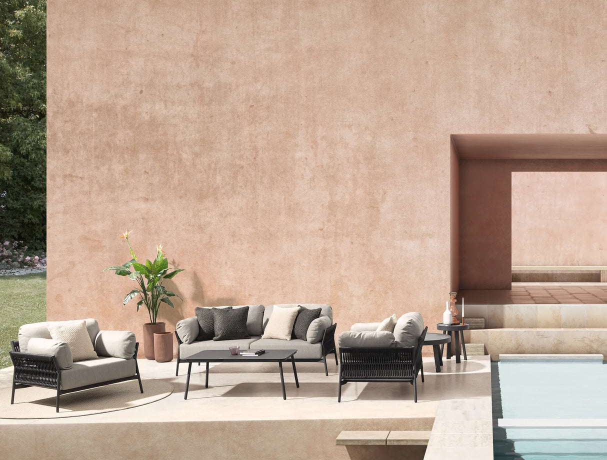 Outdoor Sessel mit Kissen Pardis Anthrazit QS22/Graphit - ZEN ZONE Furniture