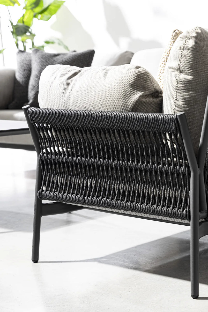 Outdoor Sessel mit Kissen Pardis Anthrazit QS22/Graphit - ZEN ZONE Furniture