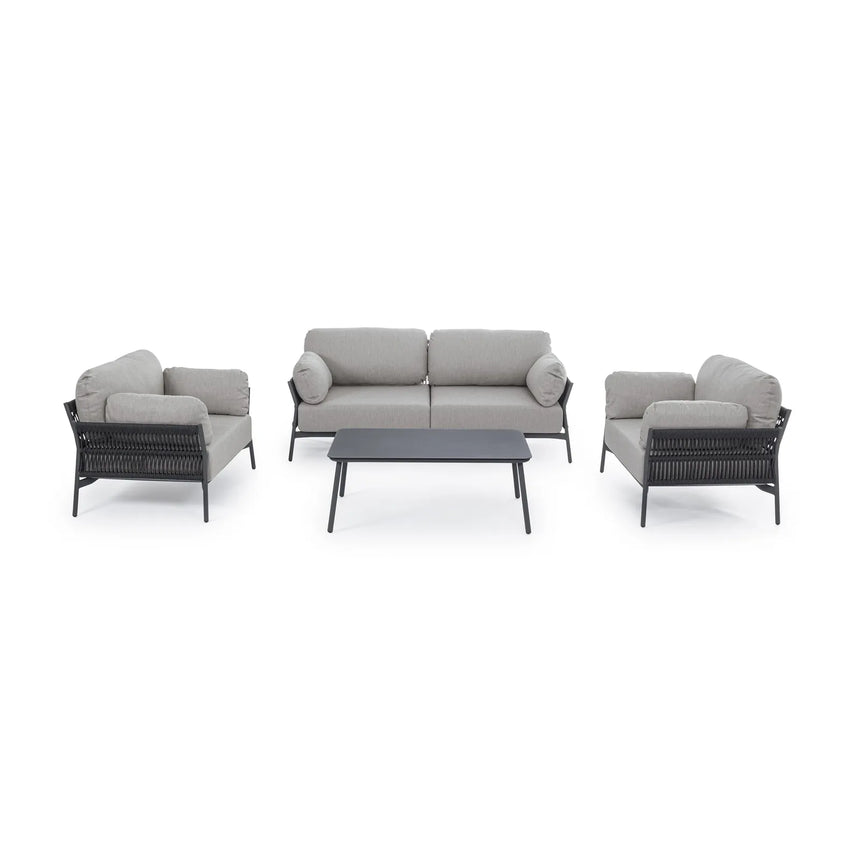 Outdoor Sessel mit Kissen Pardis Anthrazit QS22/Graphit - ZEN ZONE Furniture
