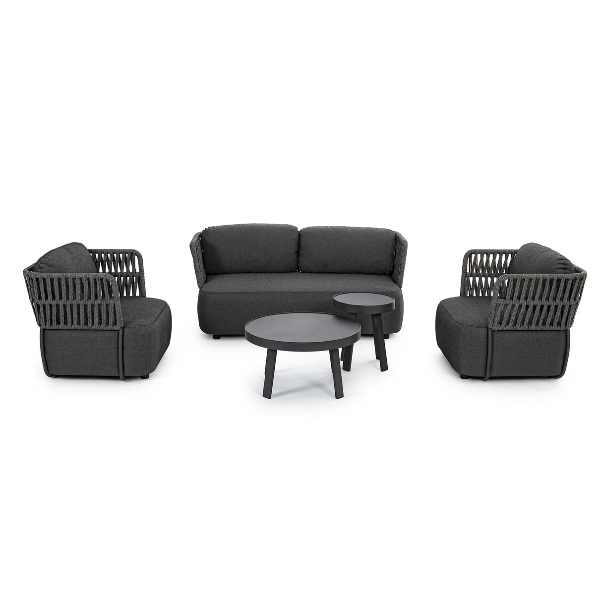 Garten Beistelltisch Anthrazit QS22 D41 Spyro - ZEN ZONE Furniture