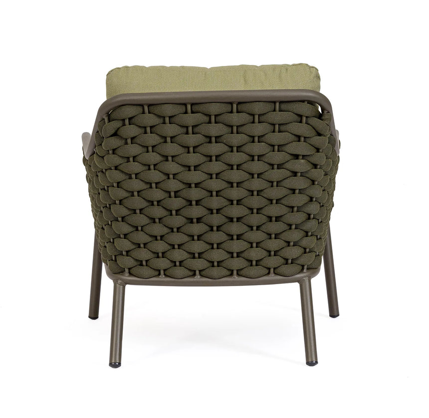 Outdoor Sessel mit Kissen Everly Olive QS24 - ZEN ZONE Furniture