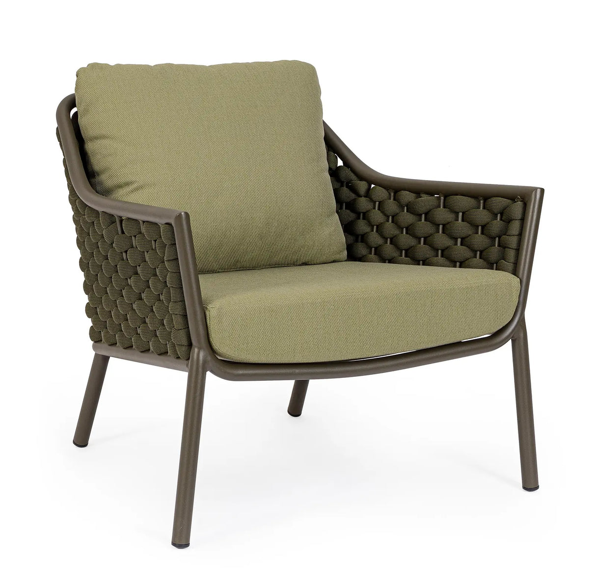 Outdoor Sessel mit Kissen Everly Olive QS24 - ZEN ZONE Furniture