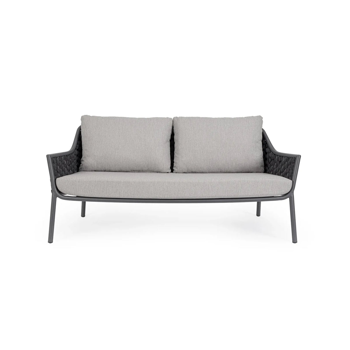 Garten-Sofa 2-Sitzer mit Kissen Everly QS22/Graphit - ZEN ZONE Furniture
