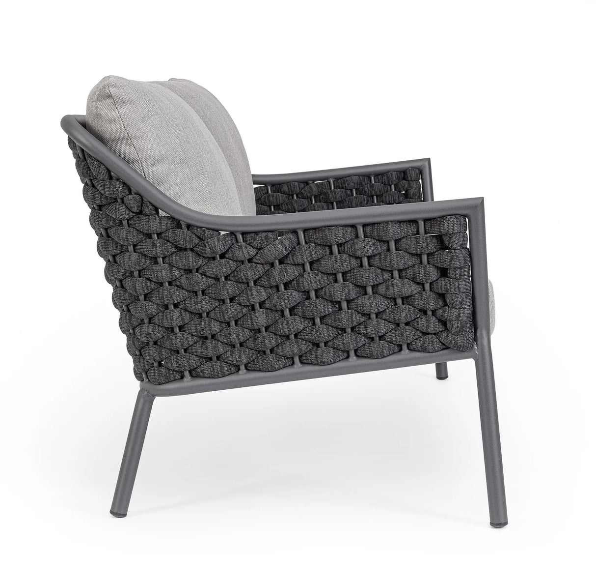 Garten-Sofa 2-Sitzer mit Kissen Everly QS22/Graphit - ZEN ZONE Furniture