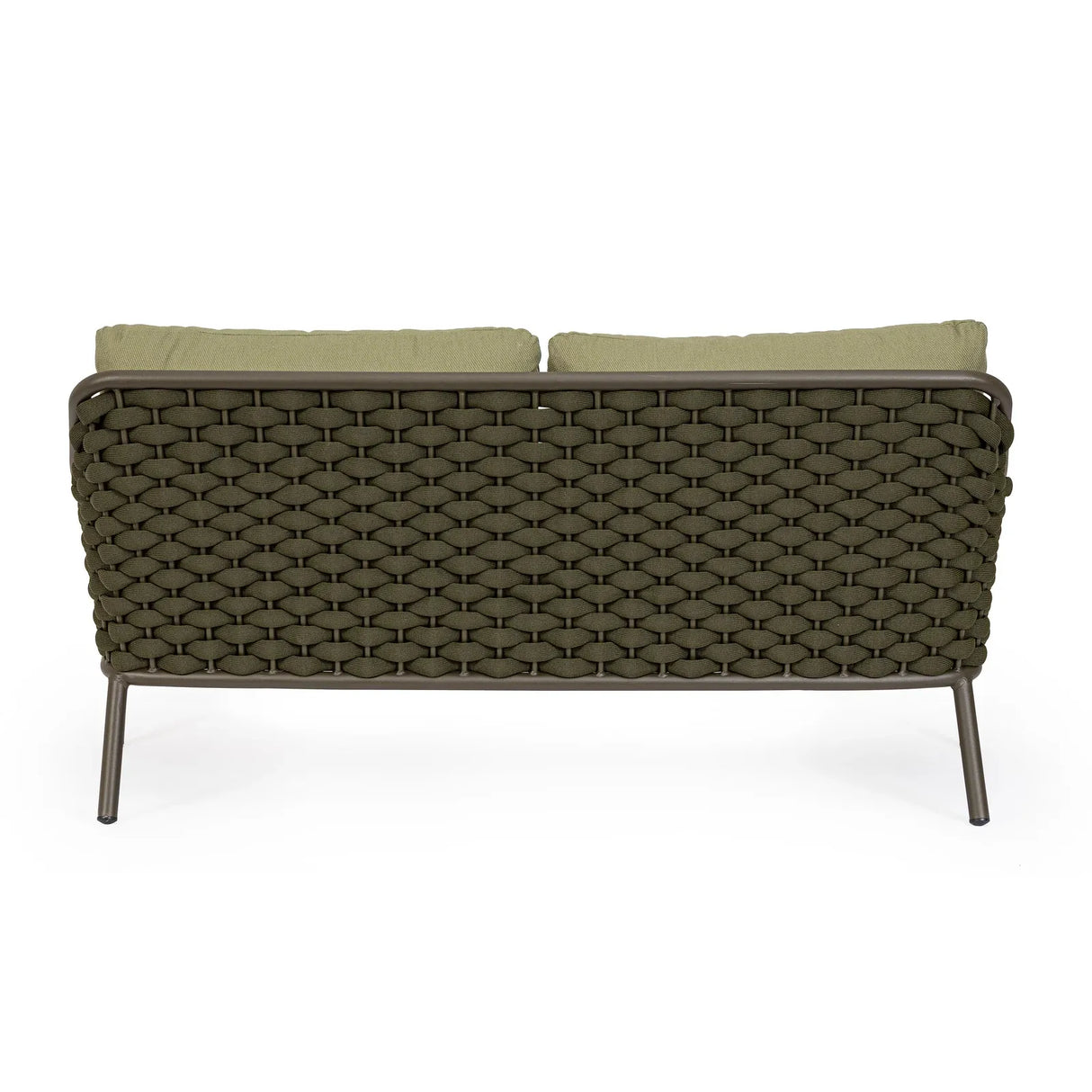 Garten-Sofa 2-Sitzer mit Kissen Everly Olive QS24 - ZEN ZONE Furniture
