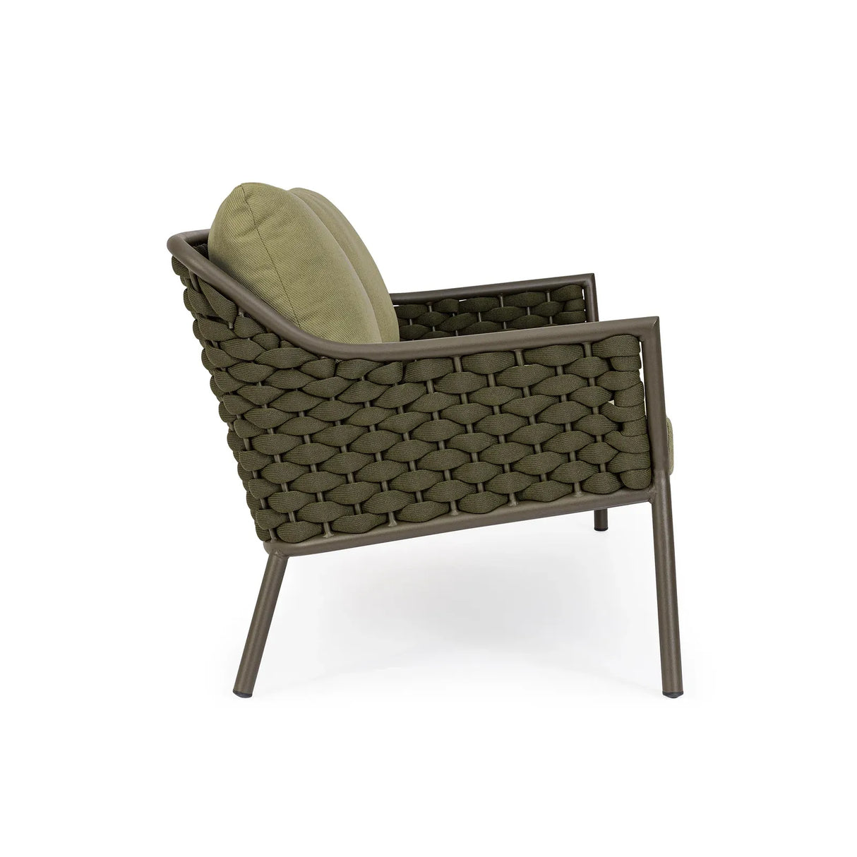 Garten-Sofa 2-Sitzer mit Kissen Everly Olive QS24 - ZEN ZONE Furniture
