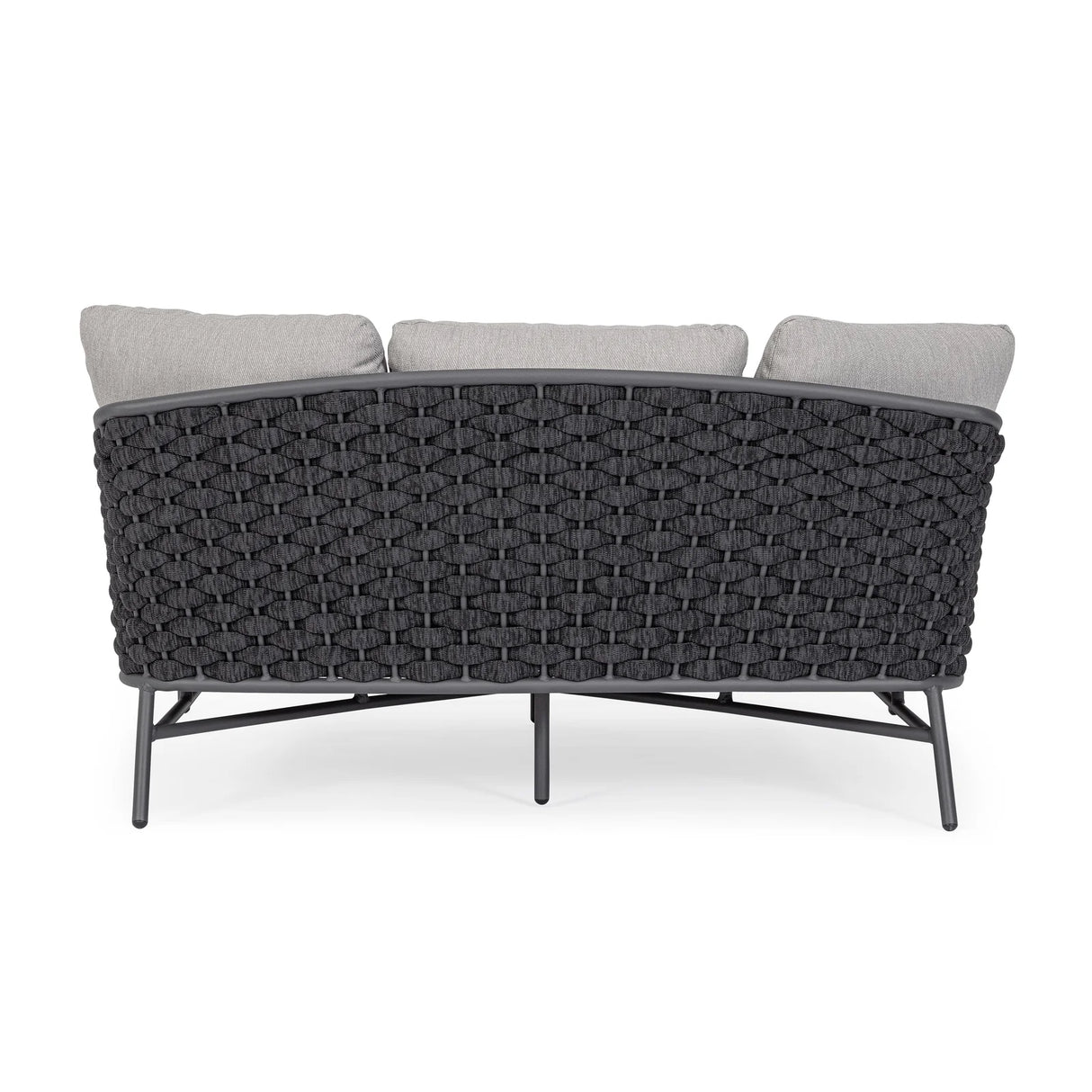 Outdoor Daybed mit Kissen Everly Anthrazit QS22/Graphit - ZEN ZONE Furniture