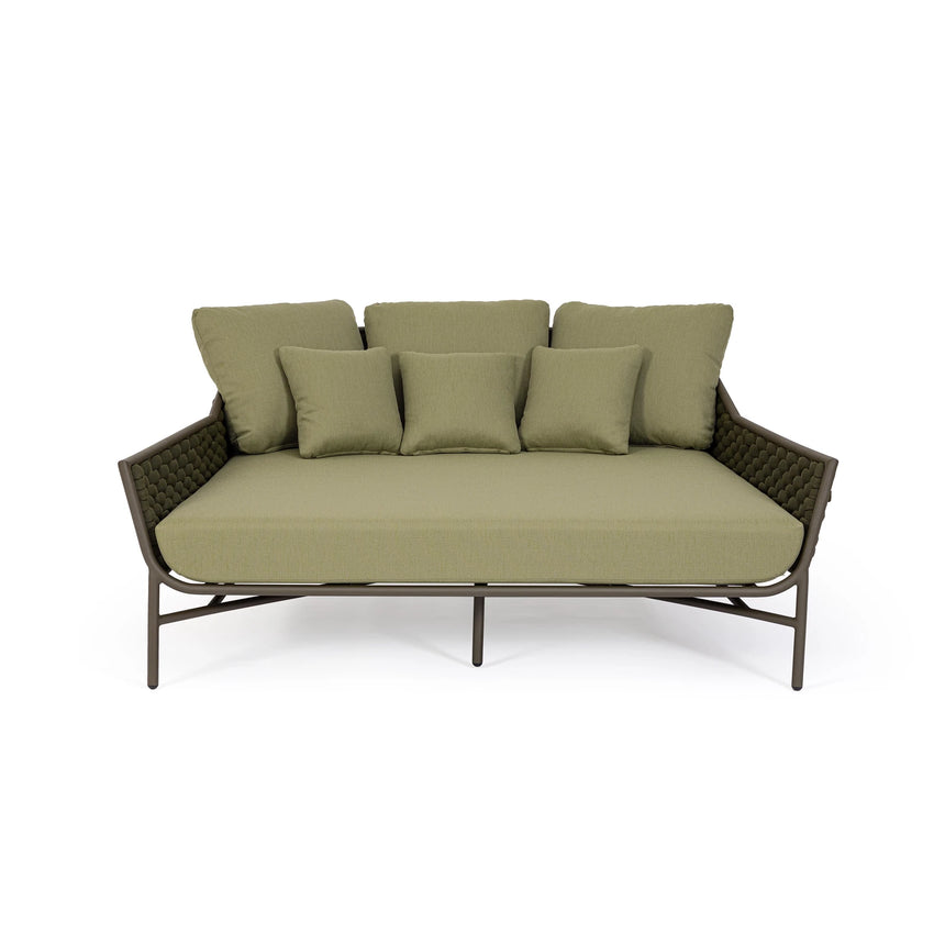 Outdoor Daybed mit Kissen Everly Olive QS24 - ZEN ZONE Furniture