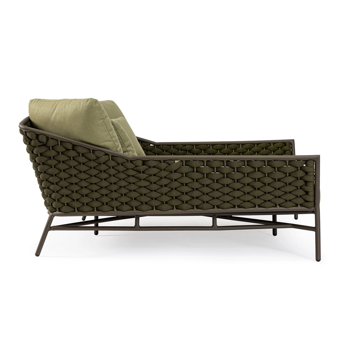 Outdoor Daybed mit Kissen Everly Olive QS24 - ZEN ZONE Furniture