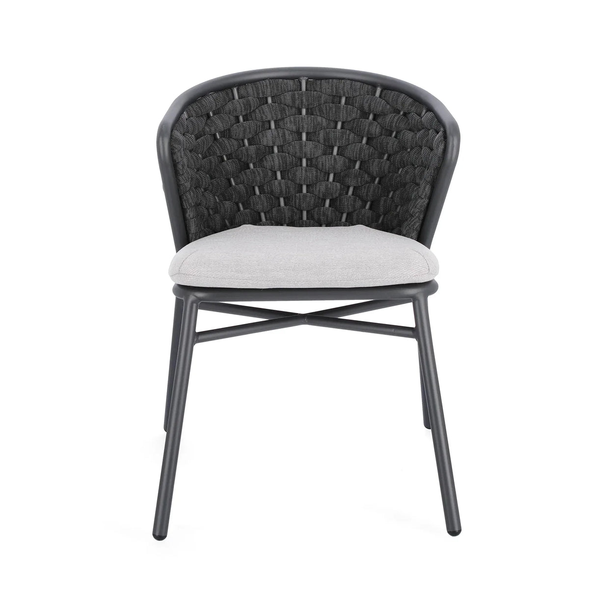 Gartenstuhl mit Kissen Harlow Anthrazit QS22/Graphit - ZEN ZONE Furniture