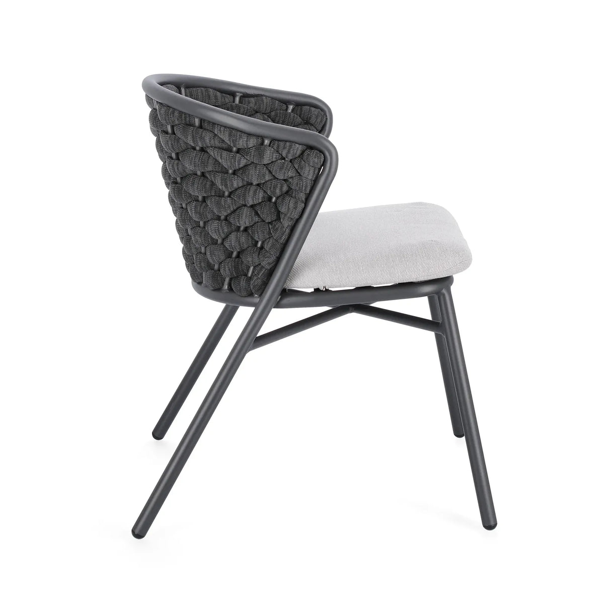 Gartenstuhl mit Kissen Harlow Anthrazit QS22/Graphit - ZEN ZONE Furniture