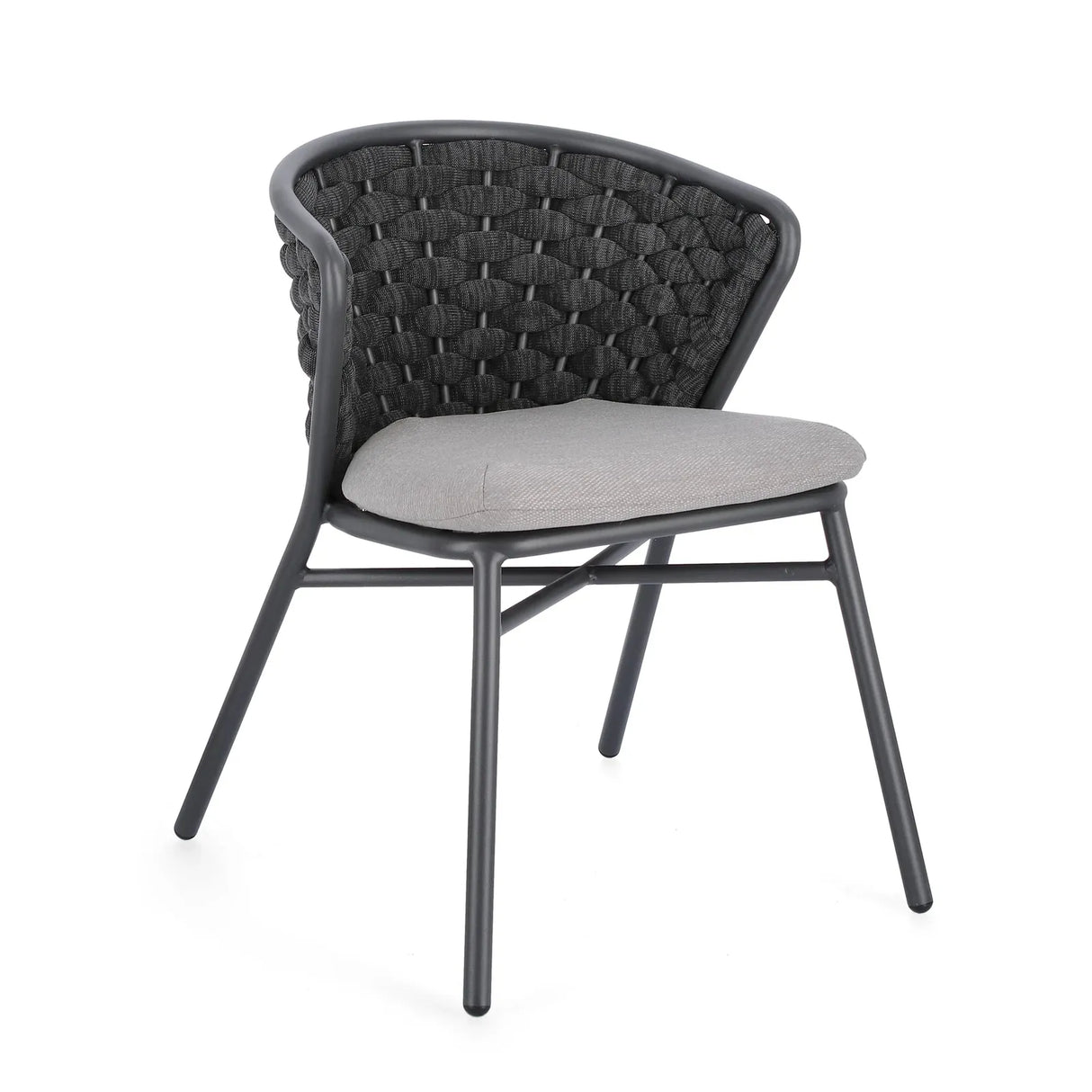 Gartenstuhl mit Kissen Harlow Anthrazit QS22/Graphit - ZEN ZONE Furniture