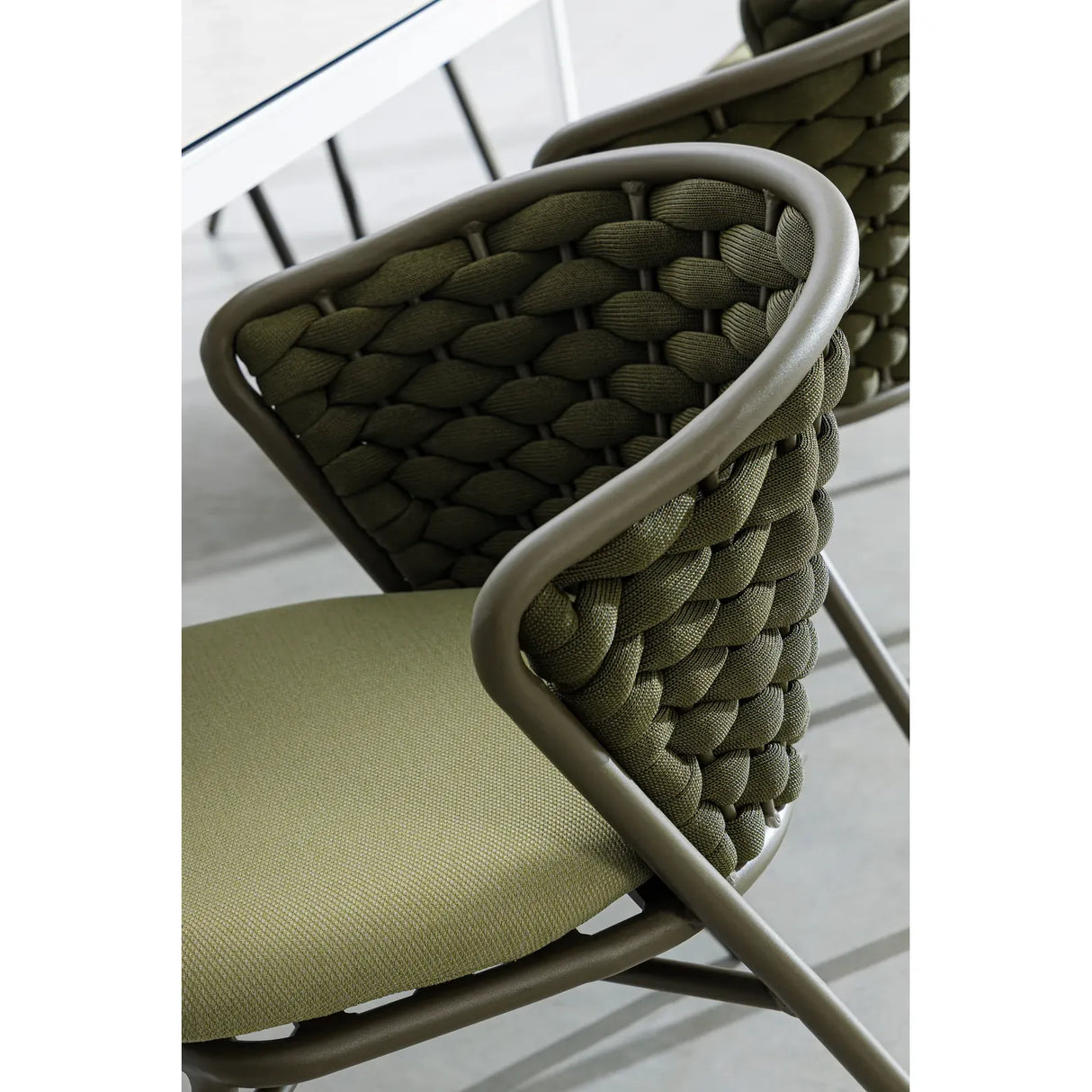 Gartenstuhl mit Kissen Harlow Olive QS24 - ZEN ZONE Furniture