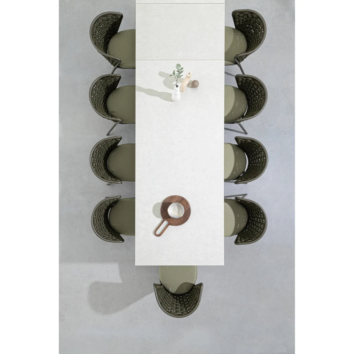 Gartenstuhl mit Kissen Harlow Olive QS24 - ZEN ZONE Furniture