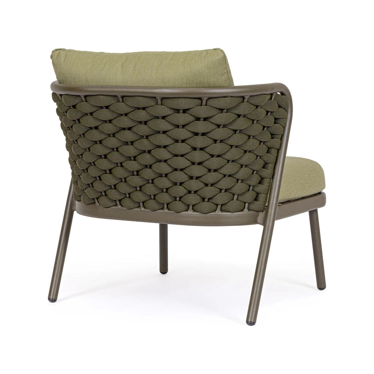 Harlow Sessel Oliv mit Kissen Qs24 - ZEN ZONE Furniture