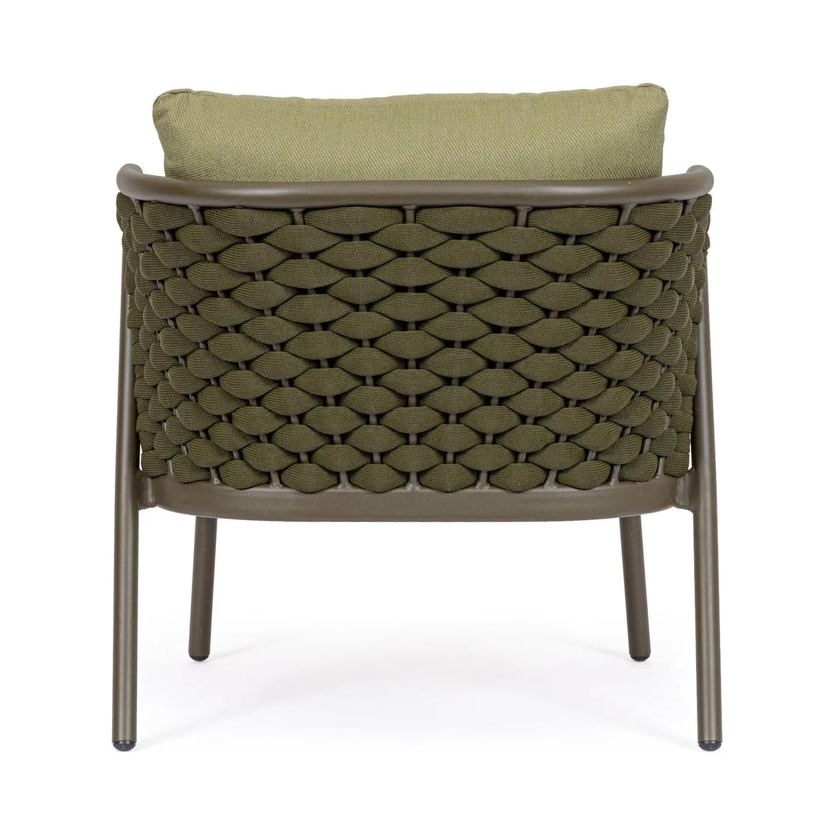 Harlow Sessel Oliv mit Kissen Qs24 - ZEN ZONE Furniture