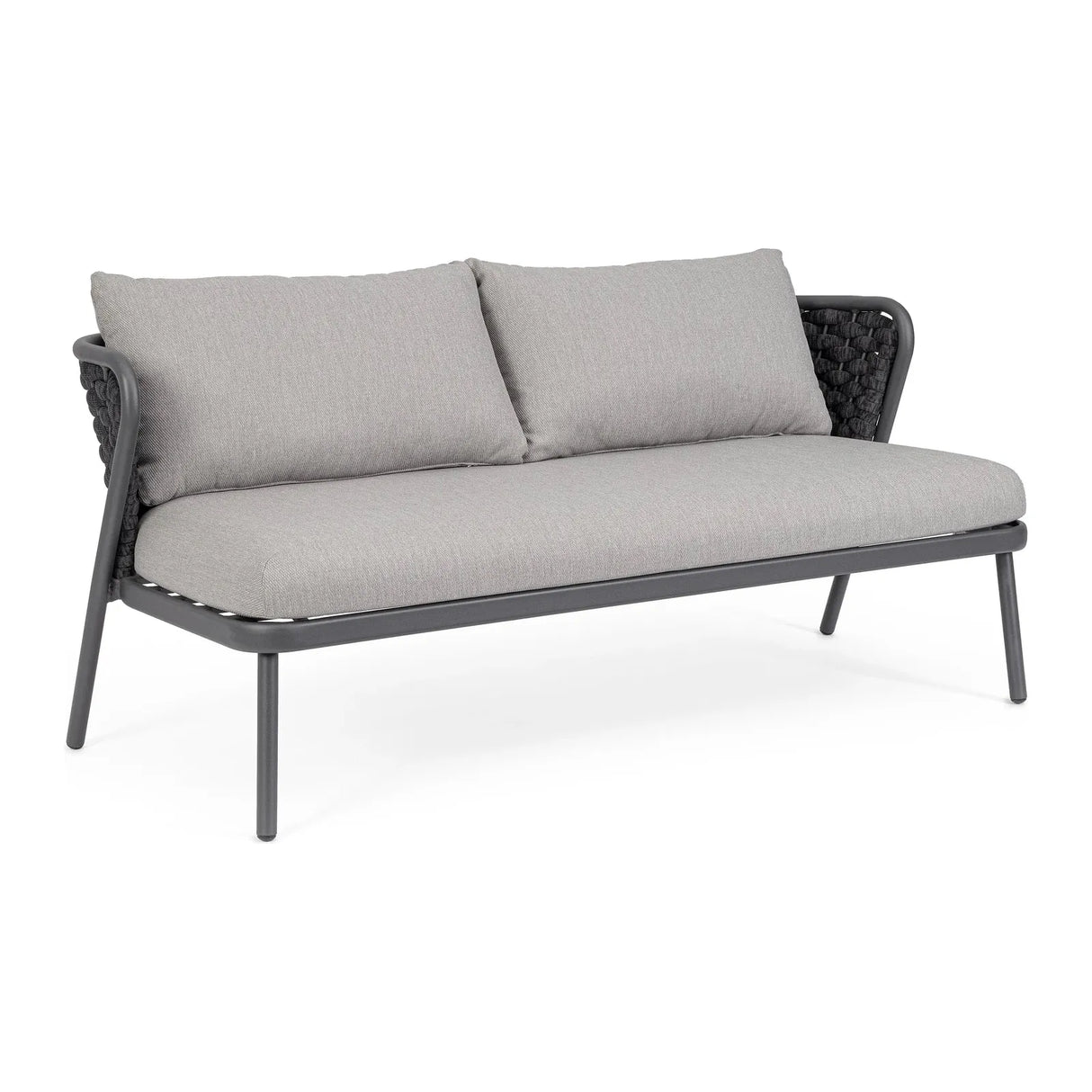 Harlow Sofa 2-Sitzer mit Kissen Graphit - ZEN ZONE Furniture