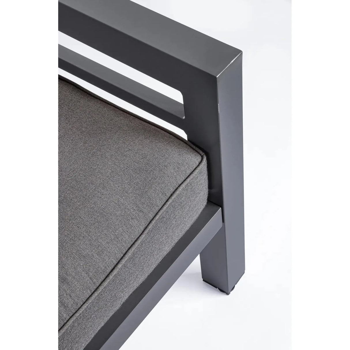 Hendrix Sofa Set 4 Anthrazit mit Kissen - ZEN ZONE Furniture