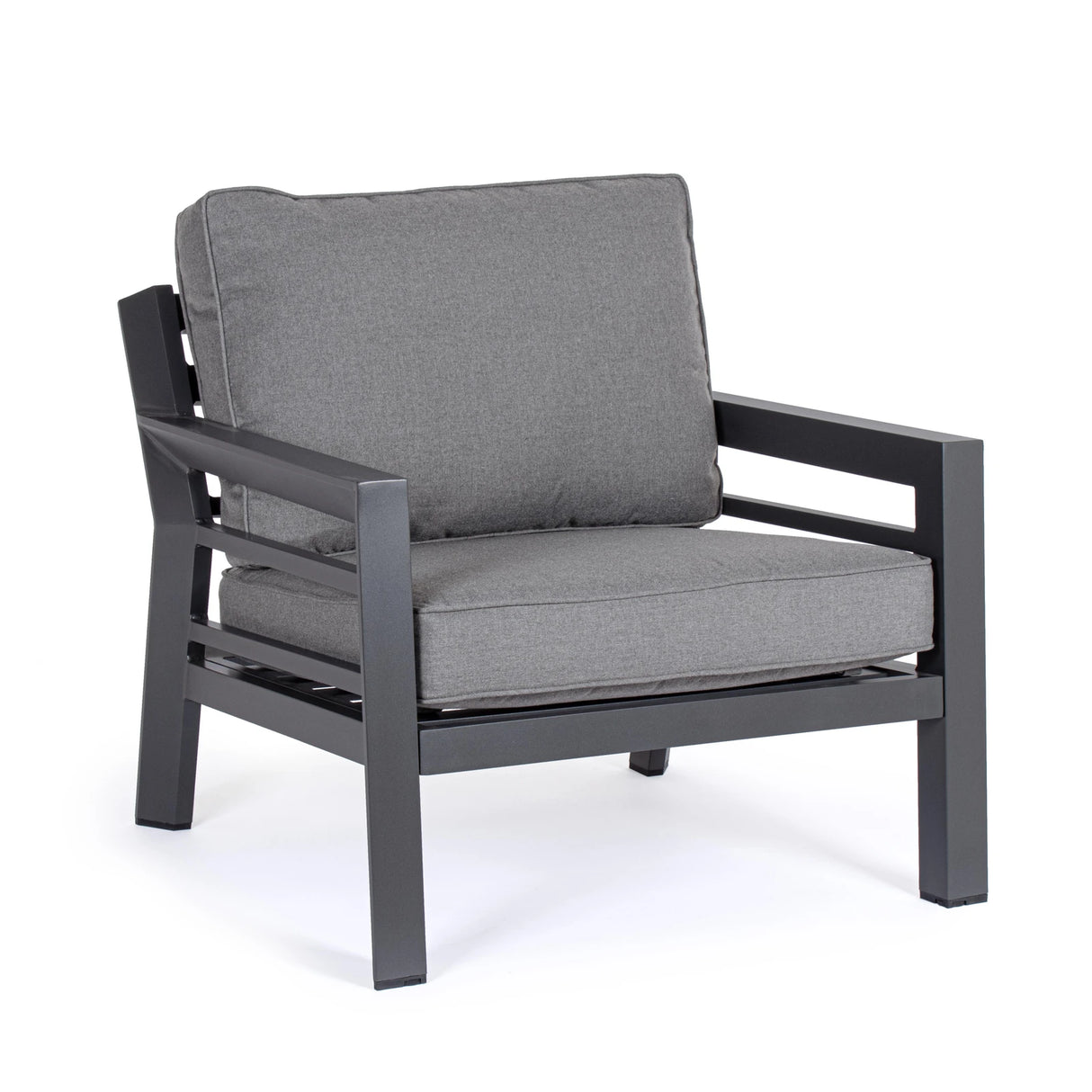 Outdoor Sessel mit Kissen Hendrix Anthrazit PG61 - ZEN ZONE Furniture