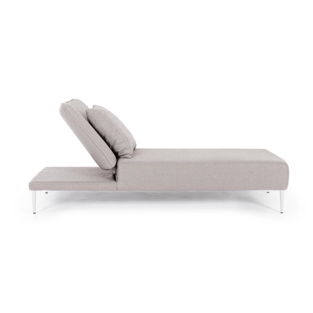 Gartenliege mit Kissen Viper Weiß QS20/Sand - ZEN ZONE Furniture