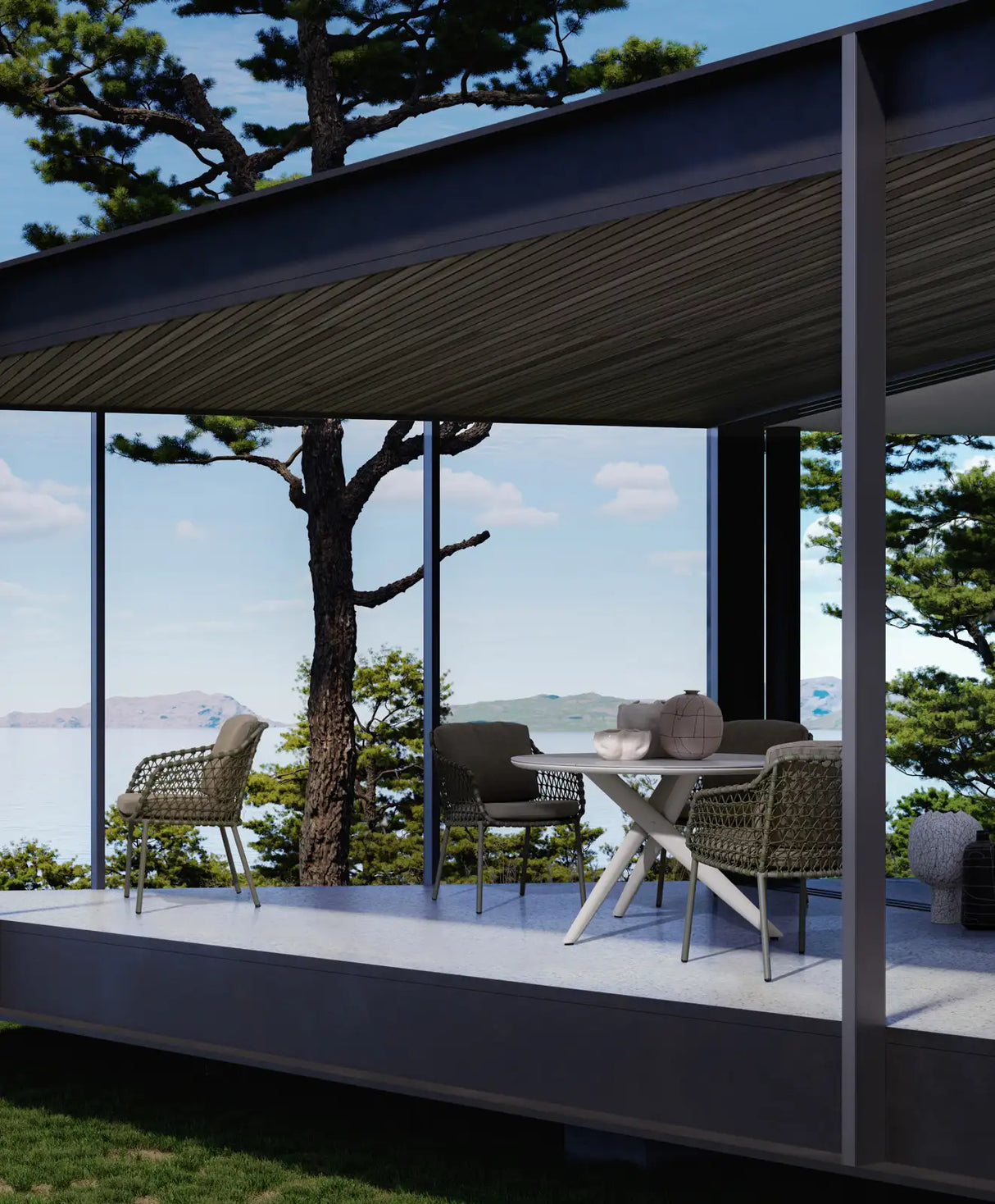 Outdoor Tisch Julian 120x120 cm Pelikan - ZEN ZONE Furniture