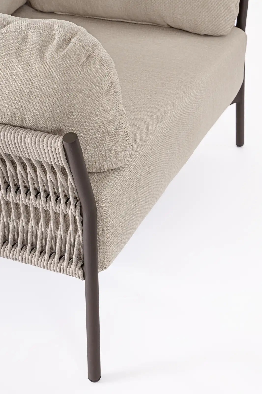 Outdoor Sessel Pardis raven QS25 aus Aluminium - ZEN ZONE Furniture