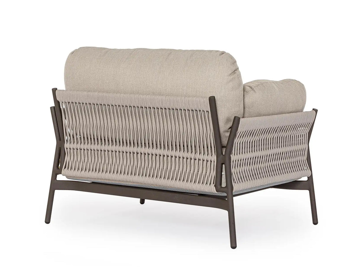 Outdoor Sessel Pardis raven QS25 aus Aluminium - ZEN ZONE Furniture