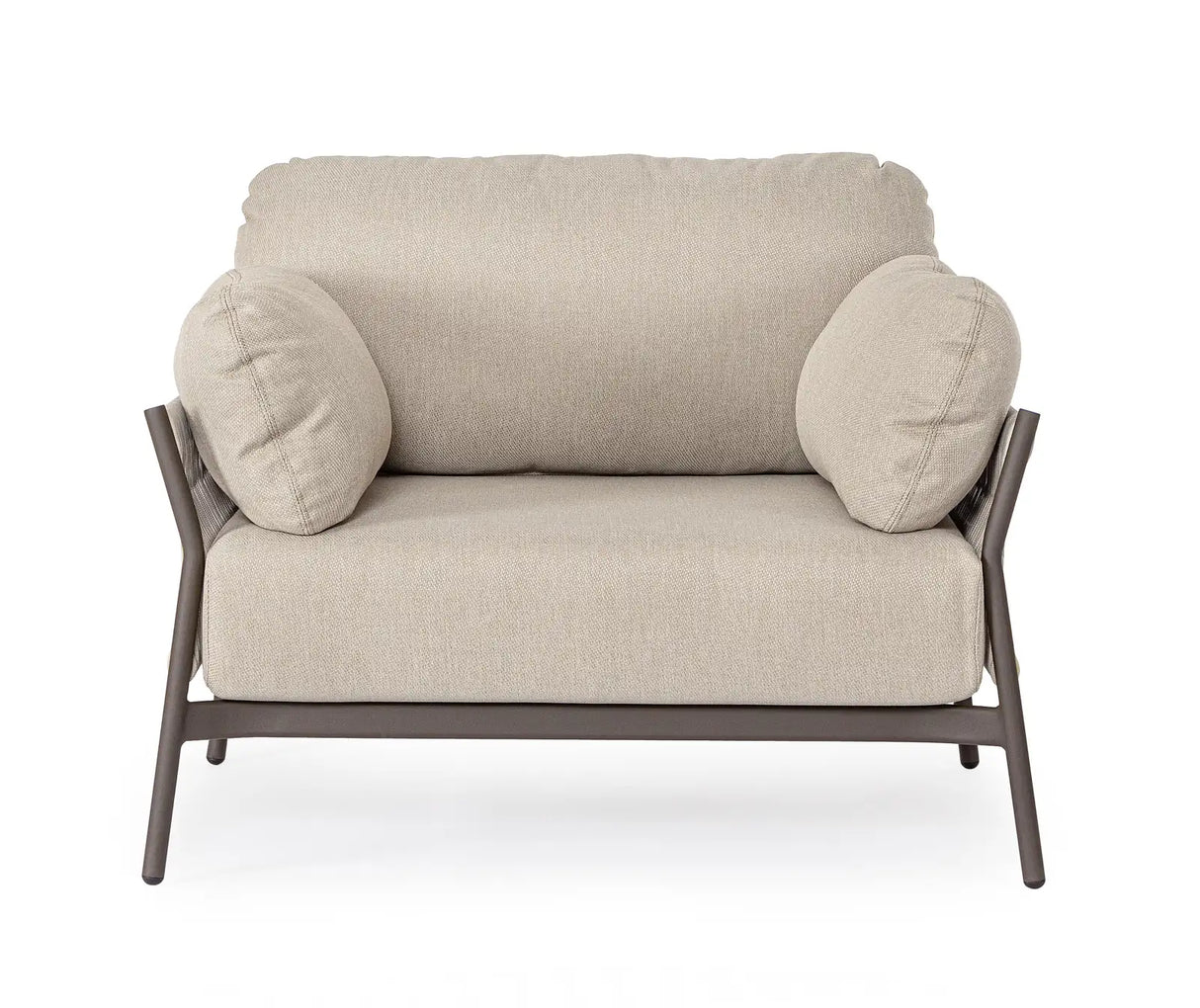 Outdoor Sessel Pardis raven QS25 aus Aluminium - ZEN ZONE Furniture