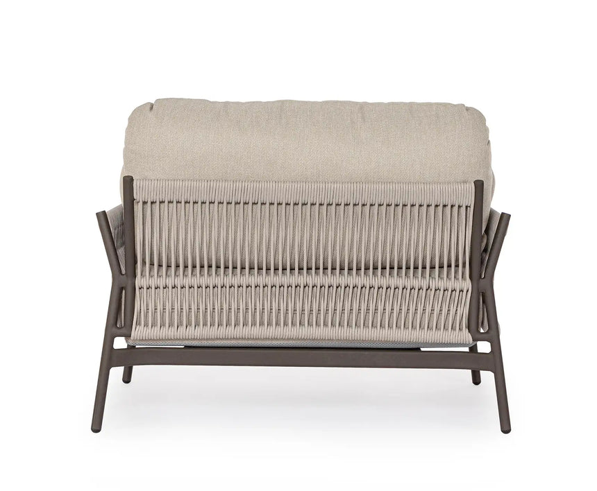 Outdoor Sessel Pardis raven QS25 aus Aluminium - ZEN ZONE Furniture