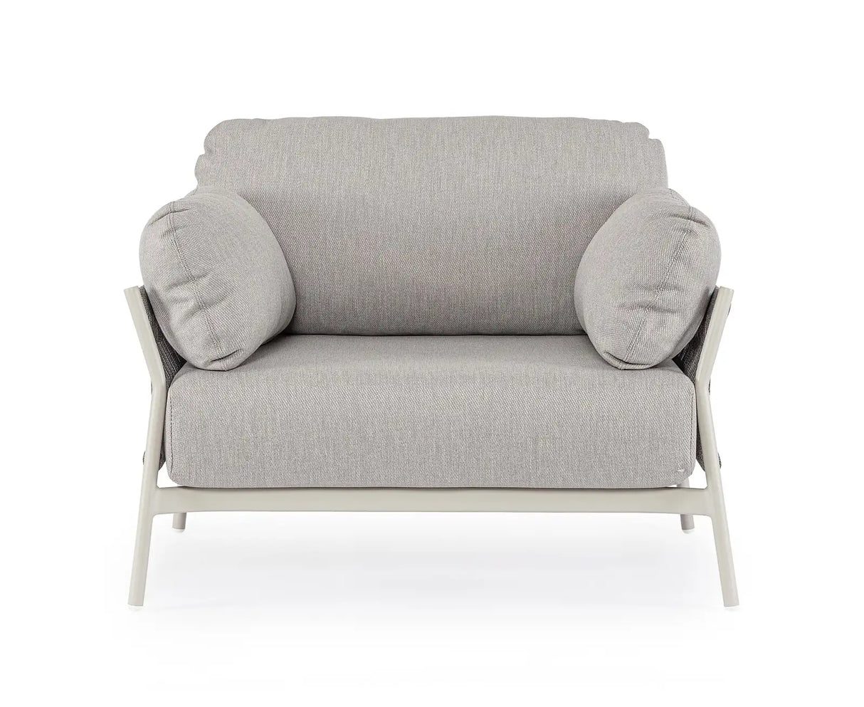 Outdoor Sessel Pardis agate QS26 aus Aluminium - ZEN ZONE Furniture