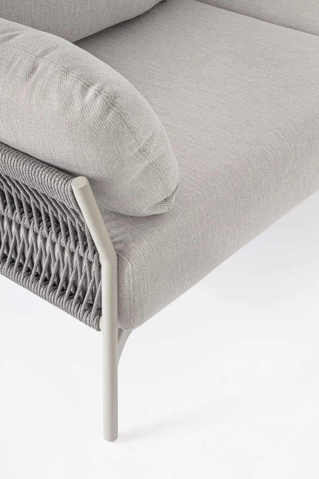 Outdoor Sofa 2-Sitzer Pardis agate QS26 aus Aluminium 183x80 cm - ZEN ZONE Furniture