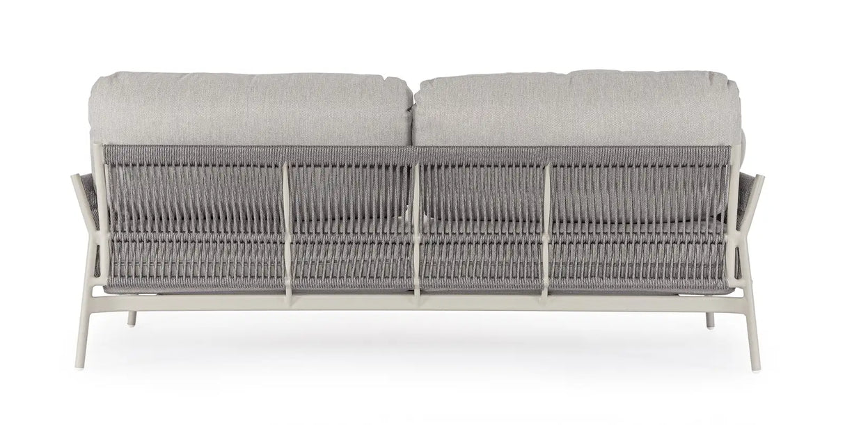 Outdoor Sofa 2-Sitzer Pardis agate QS26 aus Aluminium 183x80 cm - ZEN ZONE Furniture