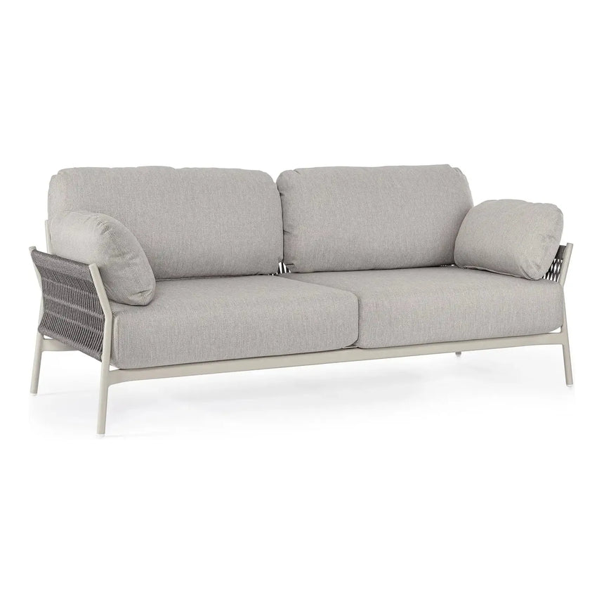Outdoor Sofa 2-Sitzer Pardis agate QS26 aus Aluminium 183x80 cm - ZEN ZONE Furniture