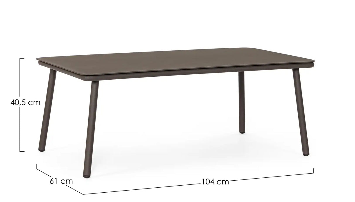 Garten Couchtisch Spike Raven QS25 104x61 cm - ZEN ZONE Furniture