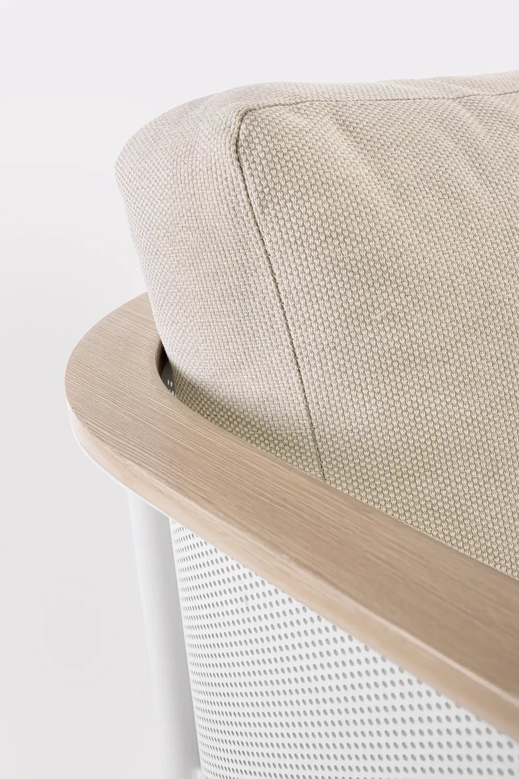 Outdoor 4er-Set Sitzgruppe Ulises Vapor Aluminium Holzoptik - ZEN ZONE Furniture