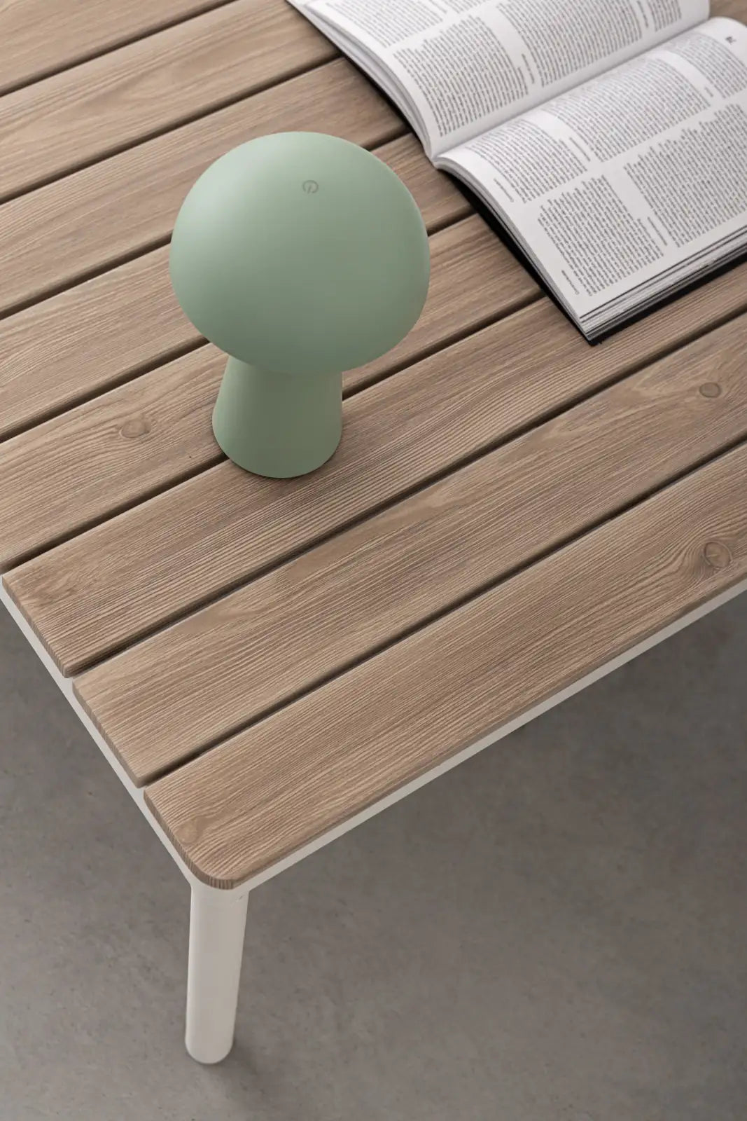 Outdoor 4er-Set Sitzgruppe Ulises Vapor Aluminium Holzoptik - ZEN ZONE Furniture