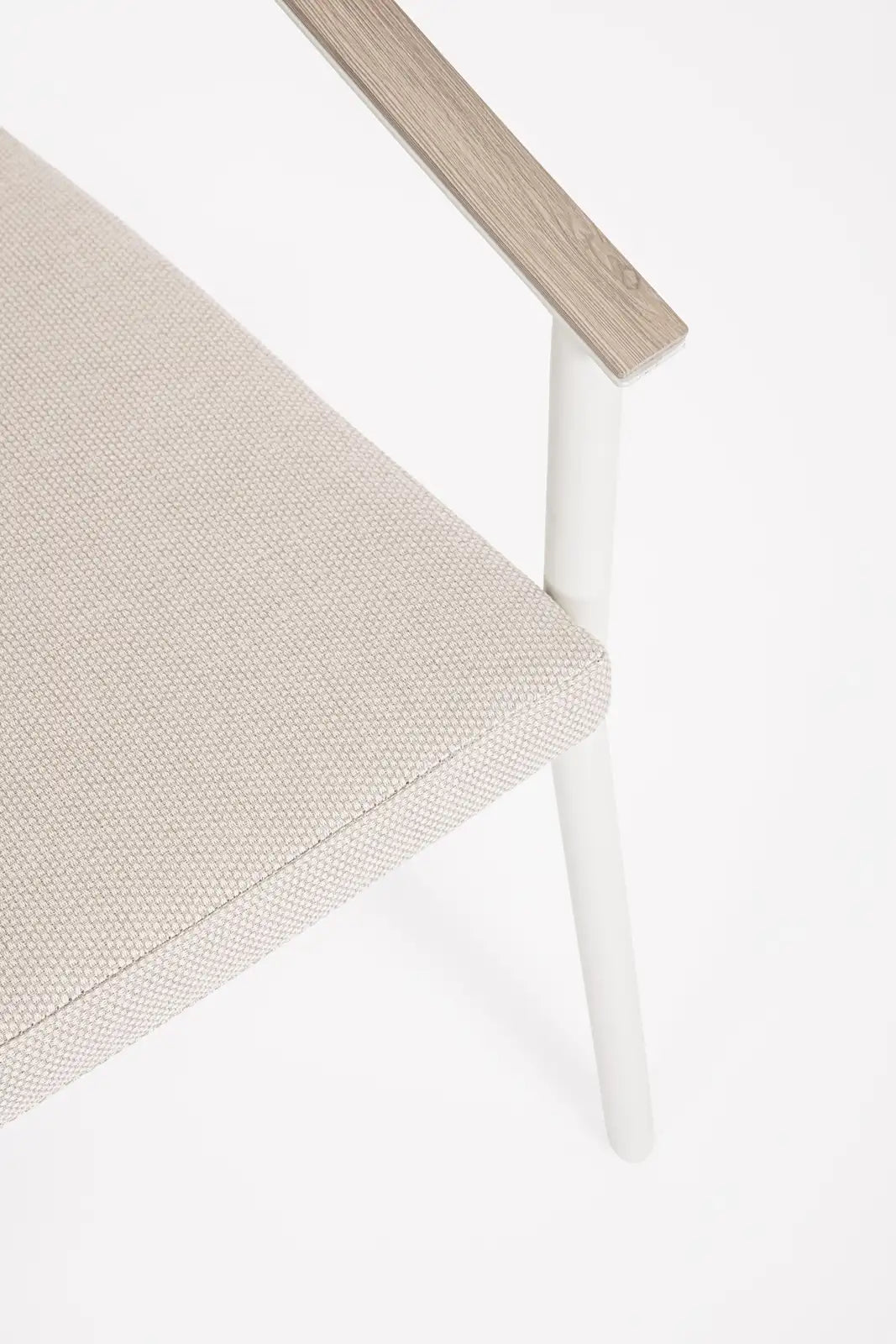 Outdoor Set Ulises Vapor Tisch + 8 Stühle Aluminium Holzoptik - ZEN ZONE Furniture