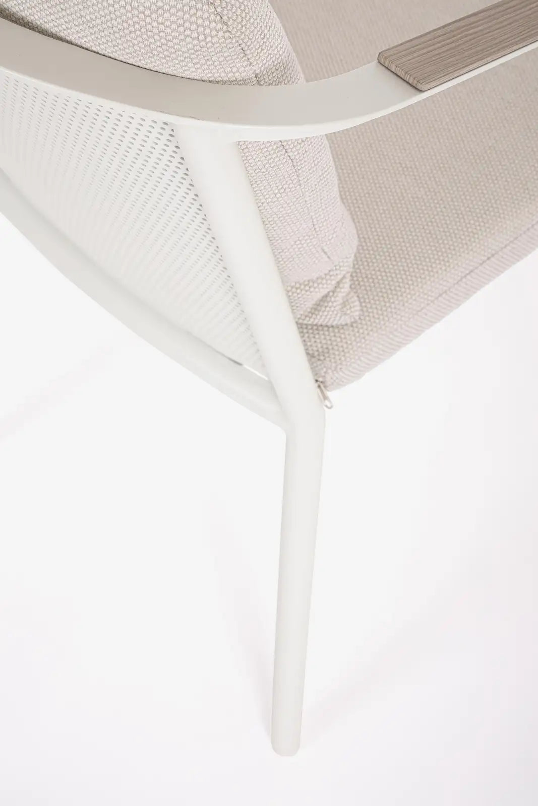 Outdoor Set Ulises Vapor Tisch + 8 Stühle Aluminium Holzoptik - ZEN ZONE Furniture