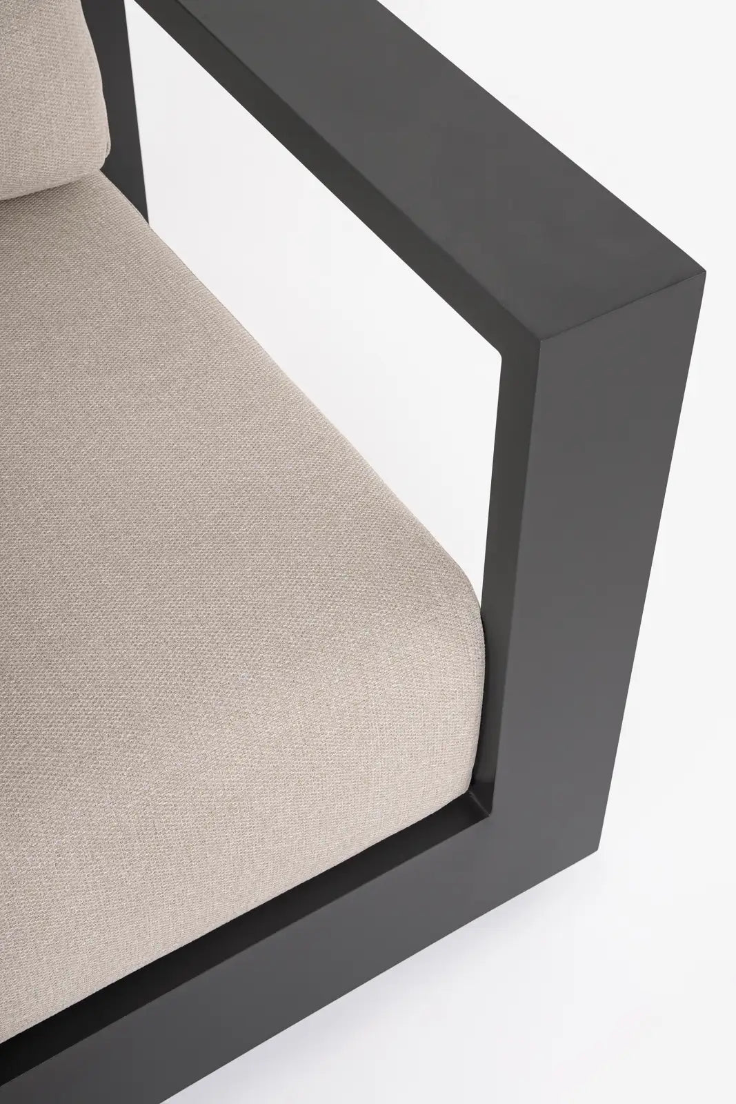 Outdoor 4er-Set Sitzgruppe Moses anthrazit aus Aluminium - ZEN ZONE Furniture