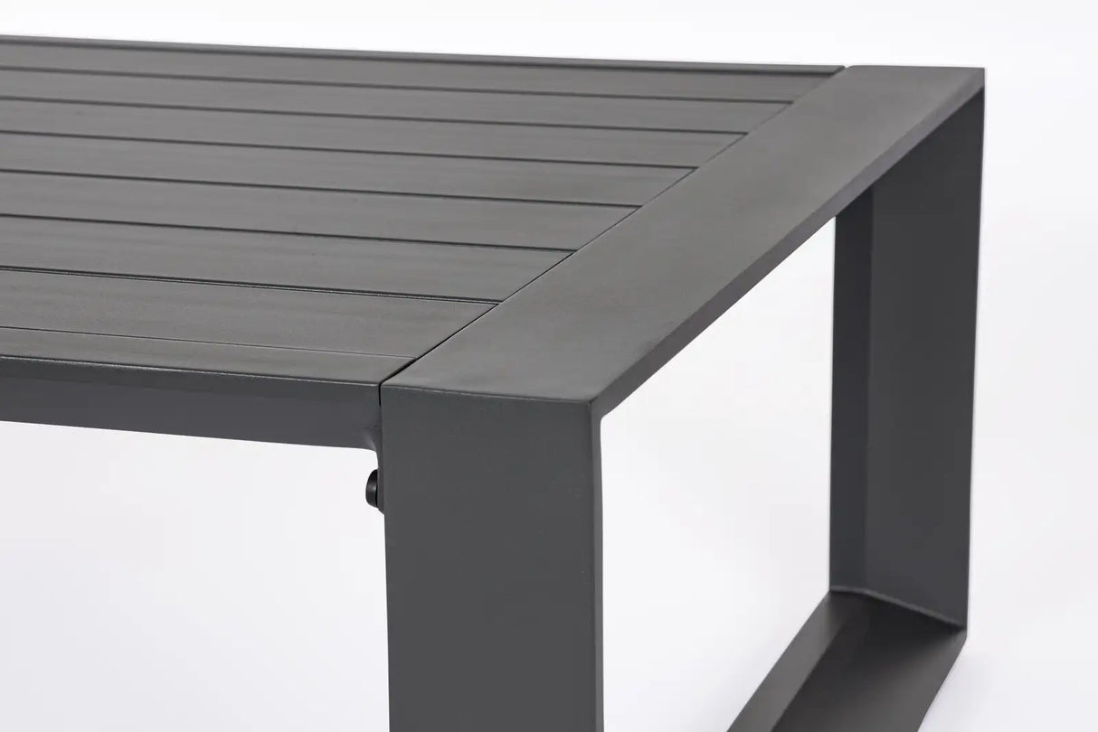 Outdoor 4er-Set Sitzgruppe Moses anthrazit aus Aluminium - ZEN ZONE Furniture
