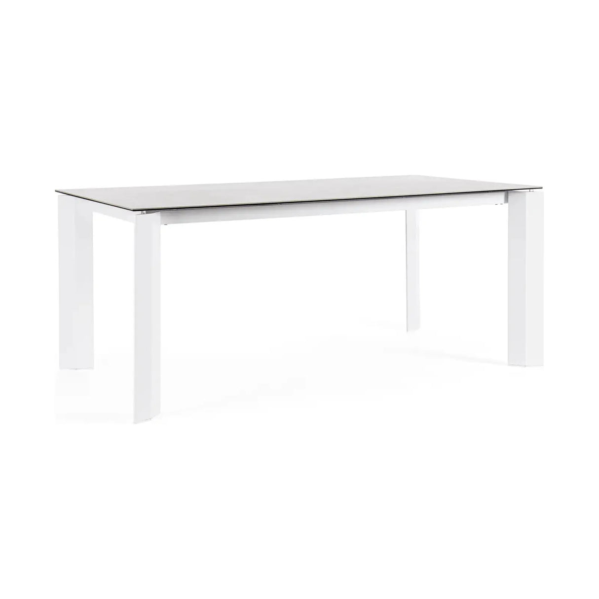 Outdoor Tisch Otavio Weiß WG20 Aluminium mit Keramikplatte 180x95 cm - ZEN ZONE Furniture