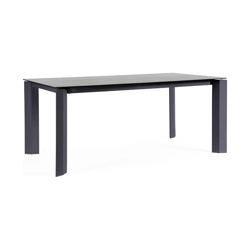 Outdoor Tisch Otavio Anthrazit WG21 Aluminium mit Keramikplatte 180x95 cm - ZEN ZONE Furniture