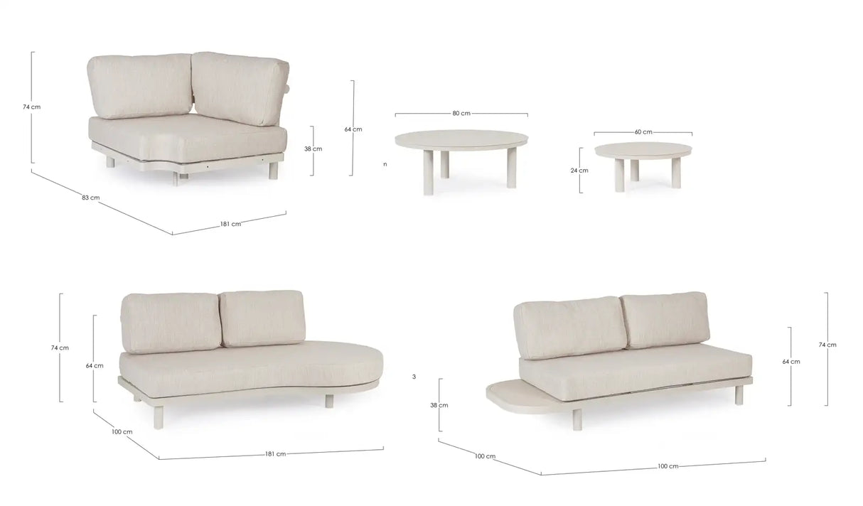 Outdoor Set Ecksitzgruppe Hercules morny WG2 - ZEN ZONE Furniture